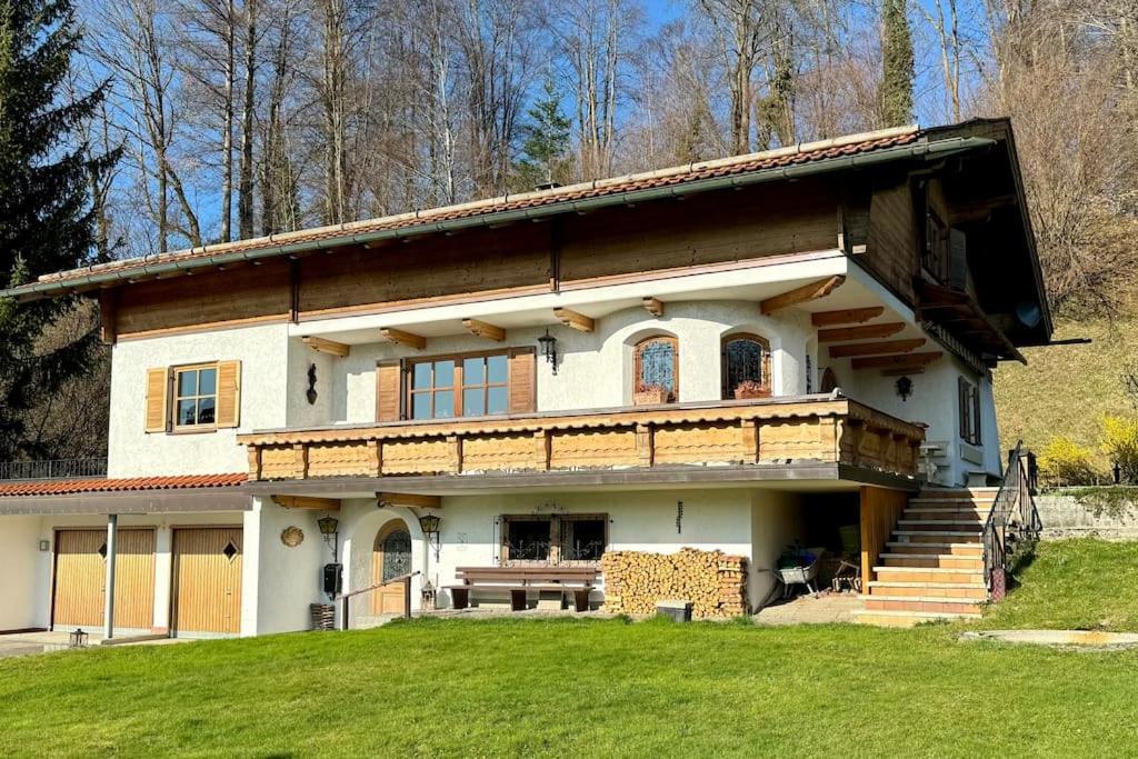 Romantisches Alpenchalet - Mit Sauna Und Kamin - Ruhig Und Zentral باد تولز المظهر الخارجي الصورة